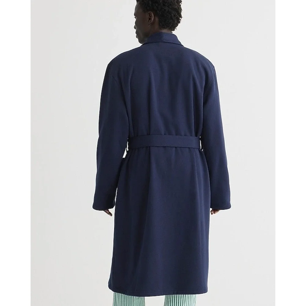 J.Crew Knit‎ Goods Robe Blue Small/Medium BM002 Style HO23 Soft Comfy Loungewear
